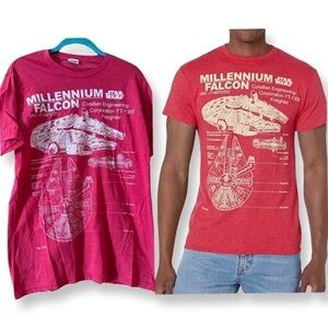STAR Wars Millennium Falcon t-shirt in size M
